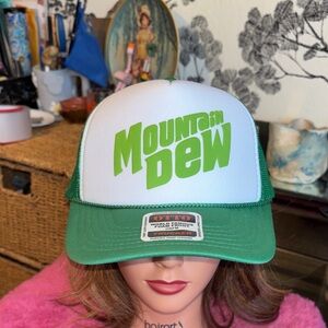 NWT OTTO MOUNTAIN DEW TRUCKER SNAP BACK HAT.